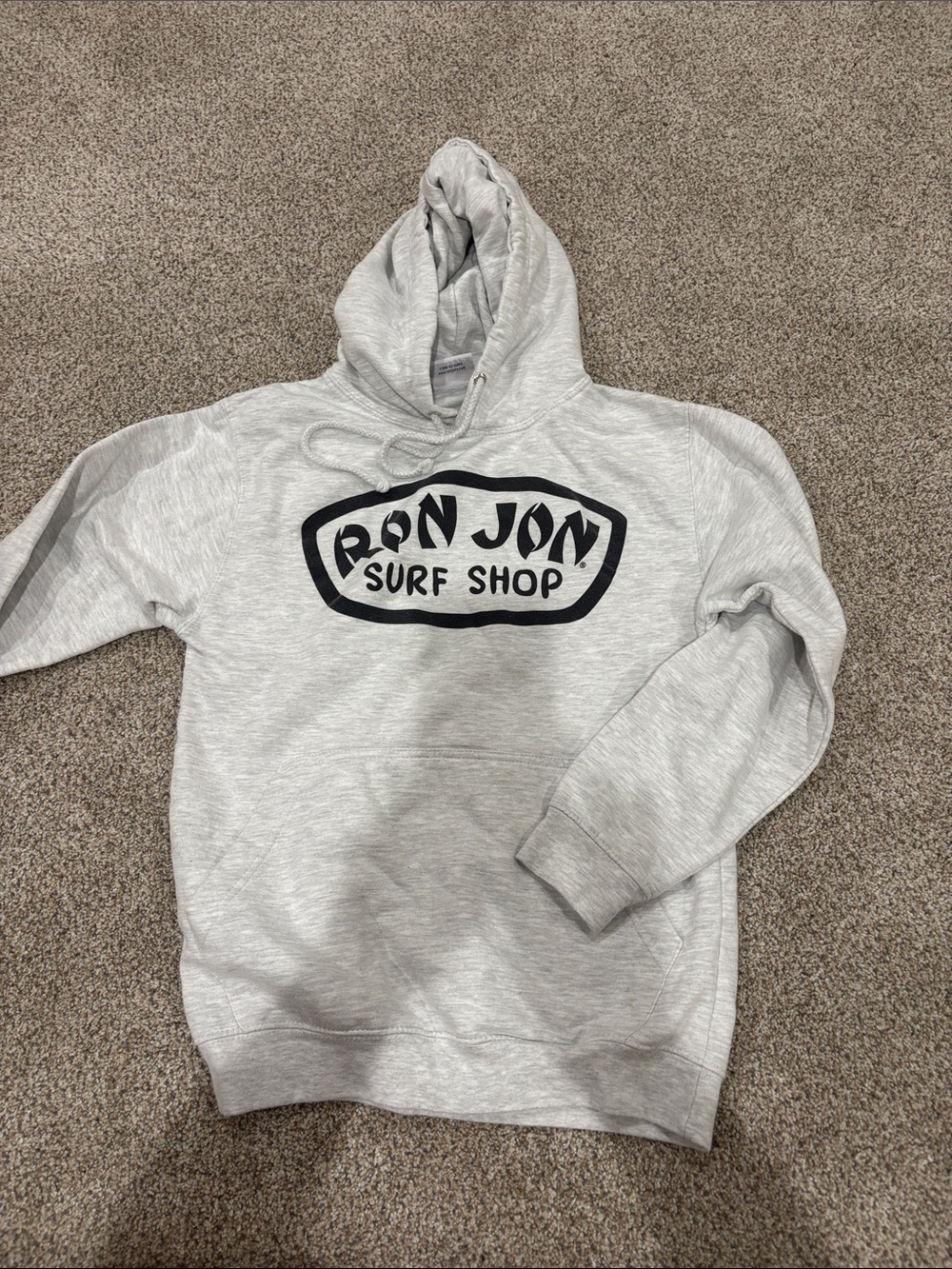 Ron Jon Light Gray Surf Shop Pullover Hoodie